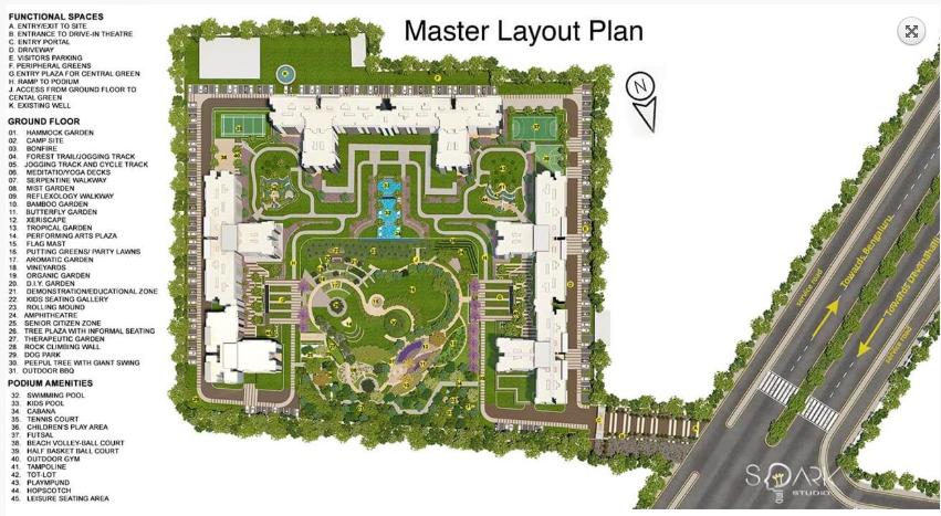 Godrej Royale Woods Master Plan