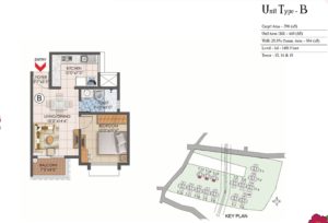 Prestige Primrose Hills Bengaluru type-b-floorplan